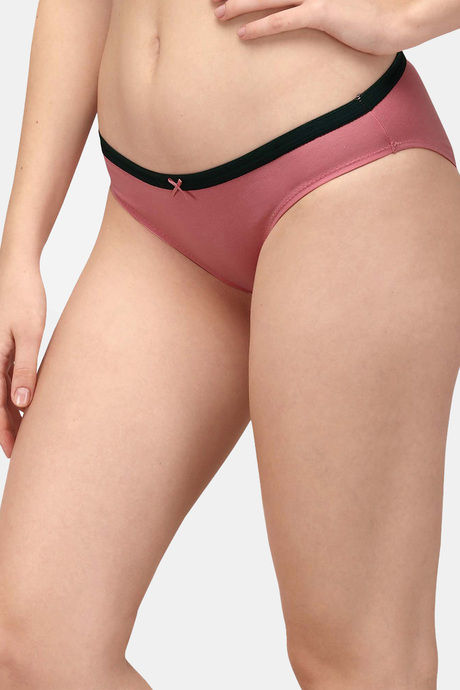 Soie Medium Rise Half Coverage Bikini Panty (Pack of 6) - Multicolor — image 8